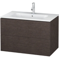 Duravit L-Cube Wall-Mounted Vanity Unit Lc624107272 Brushed Dark Oak LC624107272